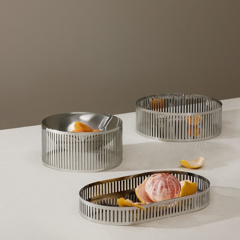 Orlo serveringsbrett 30x17x4 cm stål