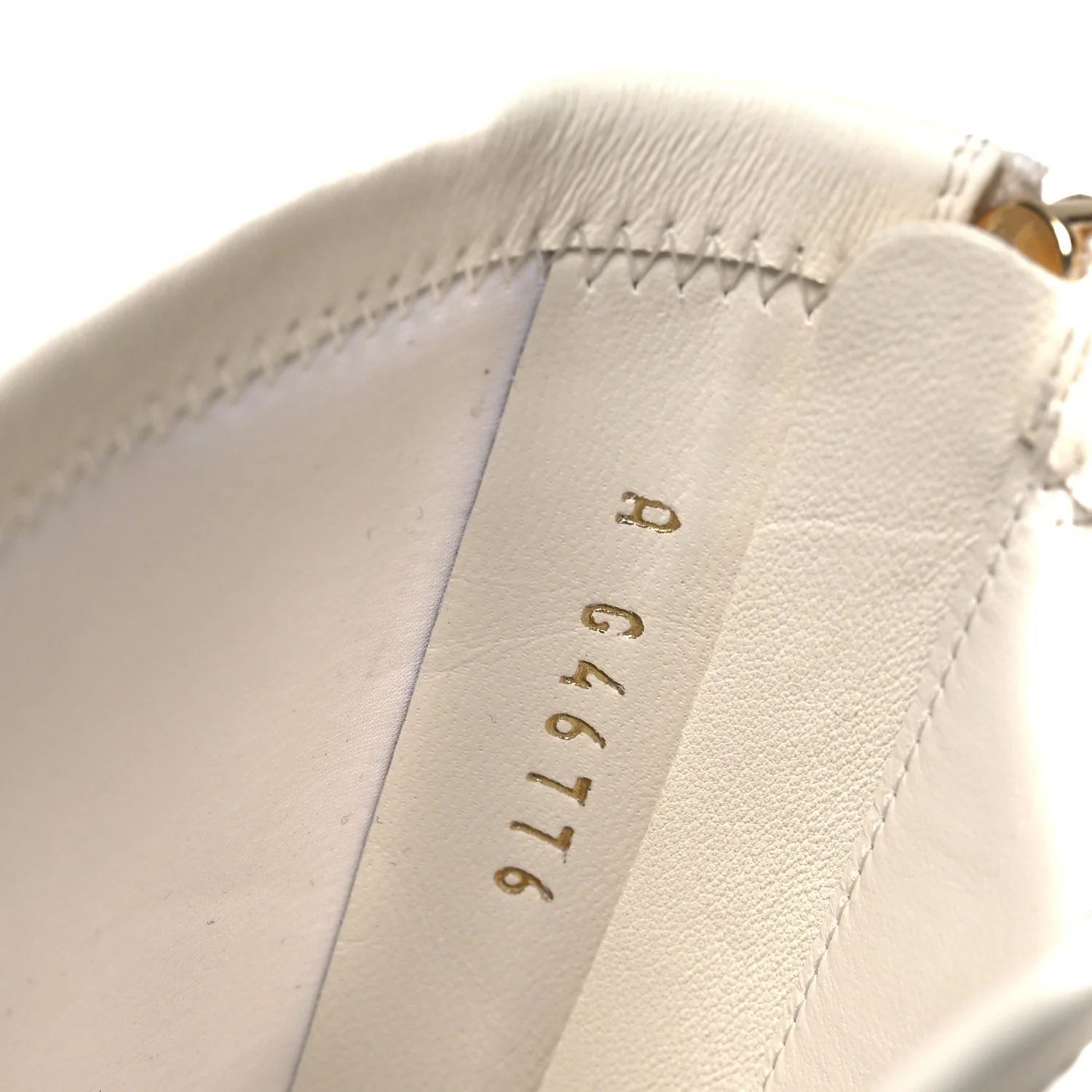Stretch Lambskin Patent Cap Toe Pearl Ball Mid Calf Boots 39 White Black