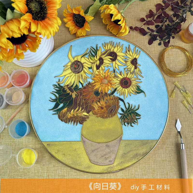 Van Gogh Beginner Cloisonné Enamel DIY Kit, with Tutorial& All Tools