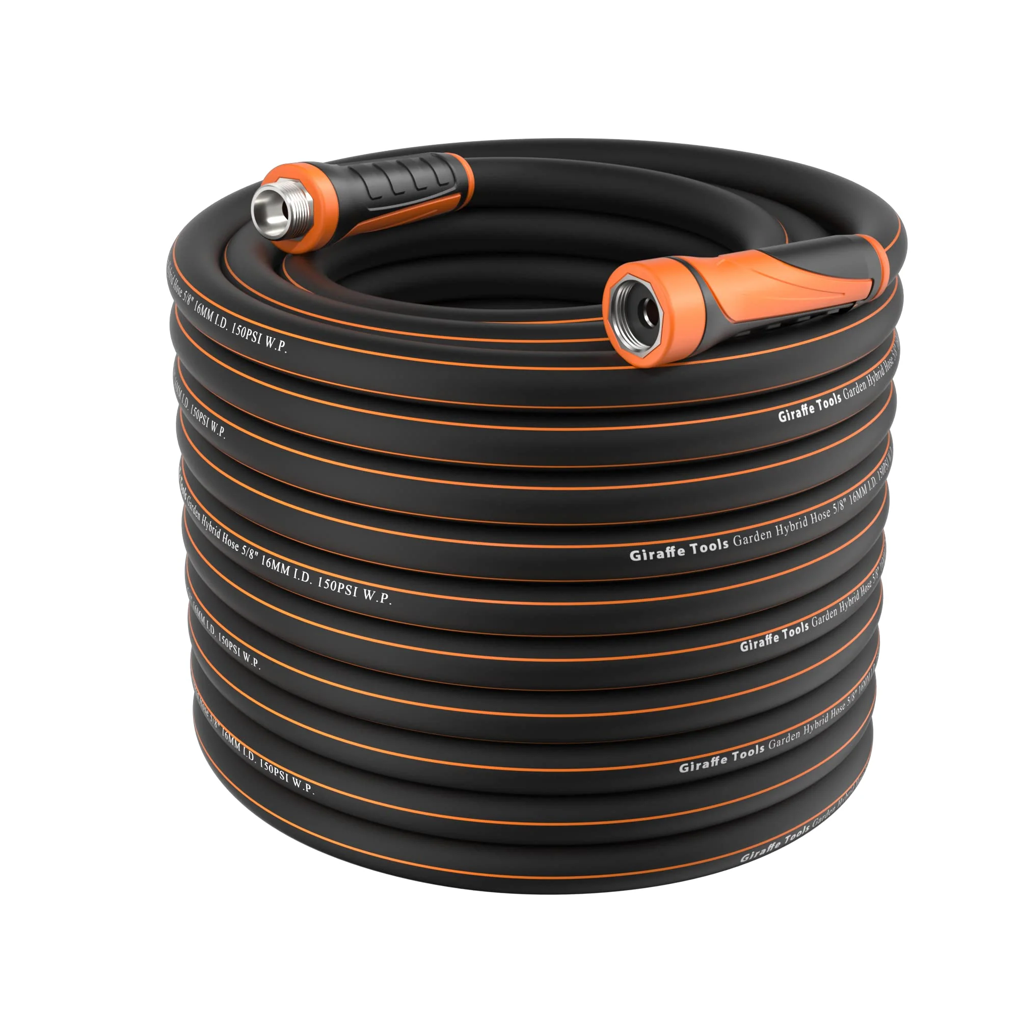 Giraffe Tools Garden Hose 100ft x 5/8 with Swivel Handle