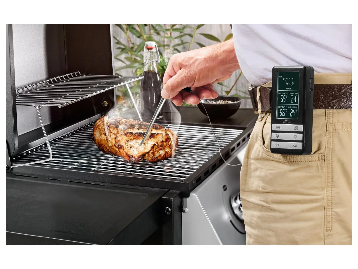 GRILLMEISTER Thermomtre de cuisson lectronique