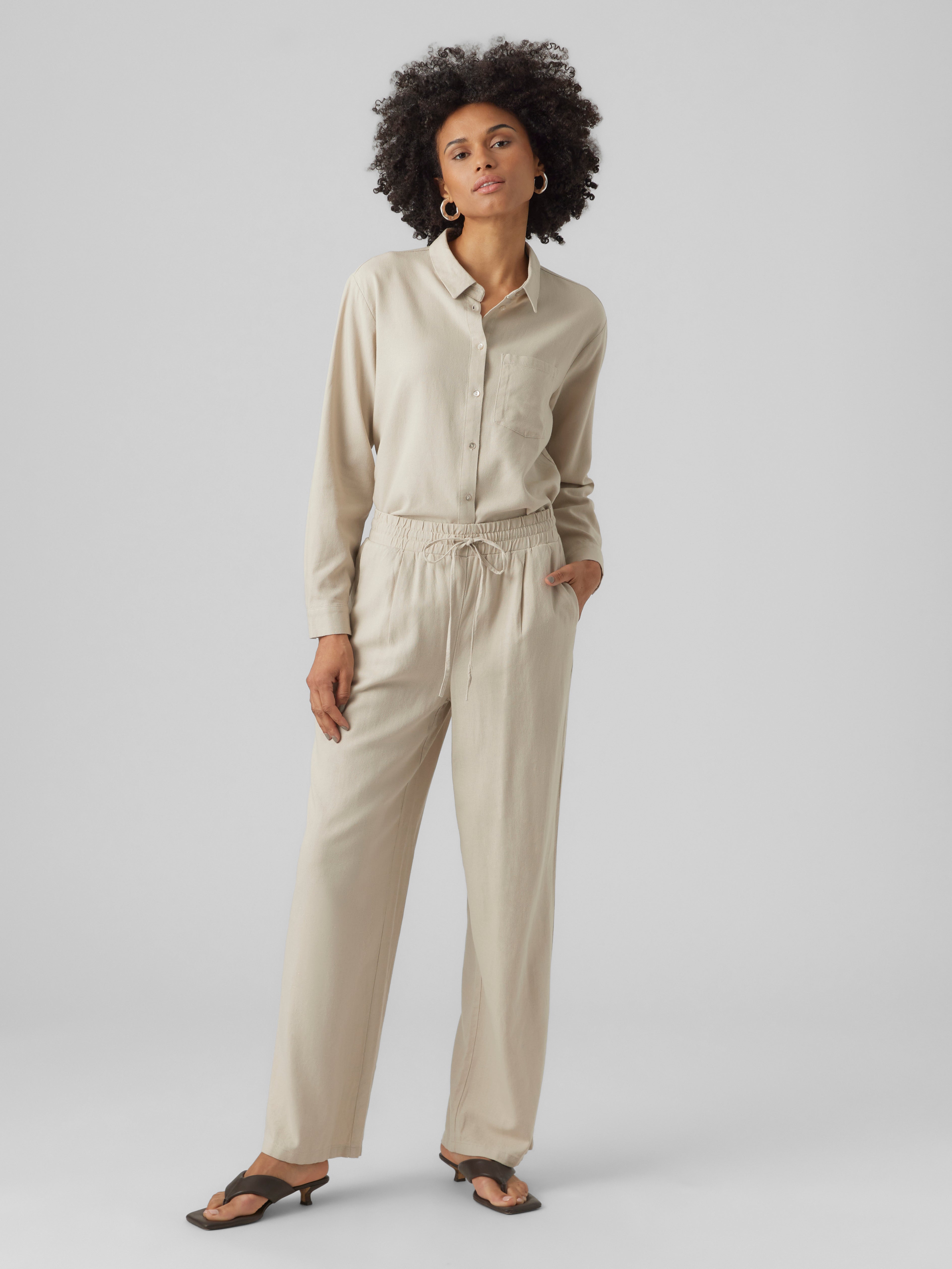 VERO MODA® VMJESMILO Mid waist Trousers