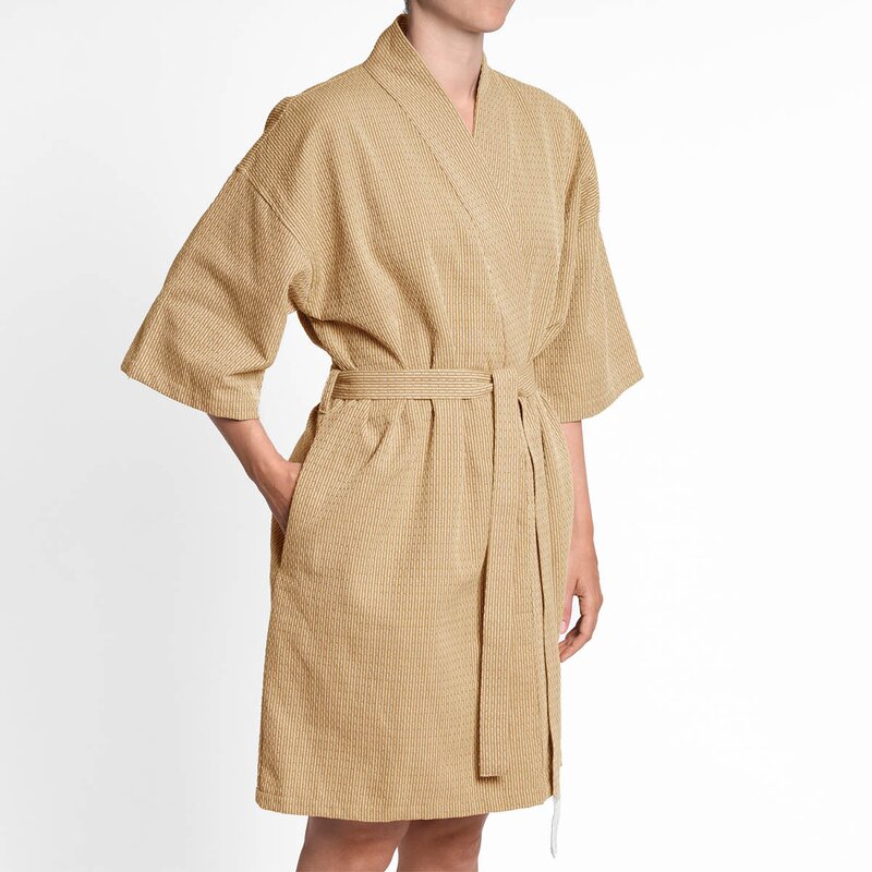 Wellness badekåpe S/M khaki