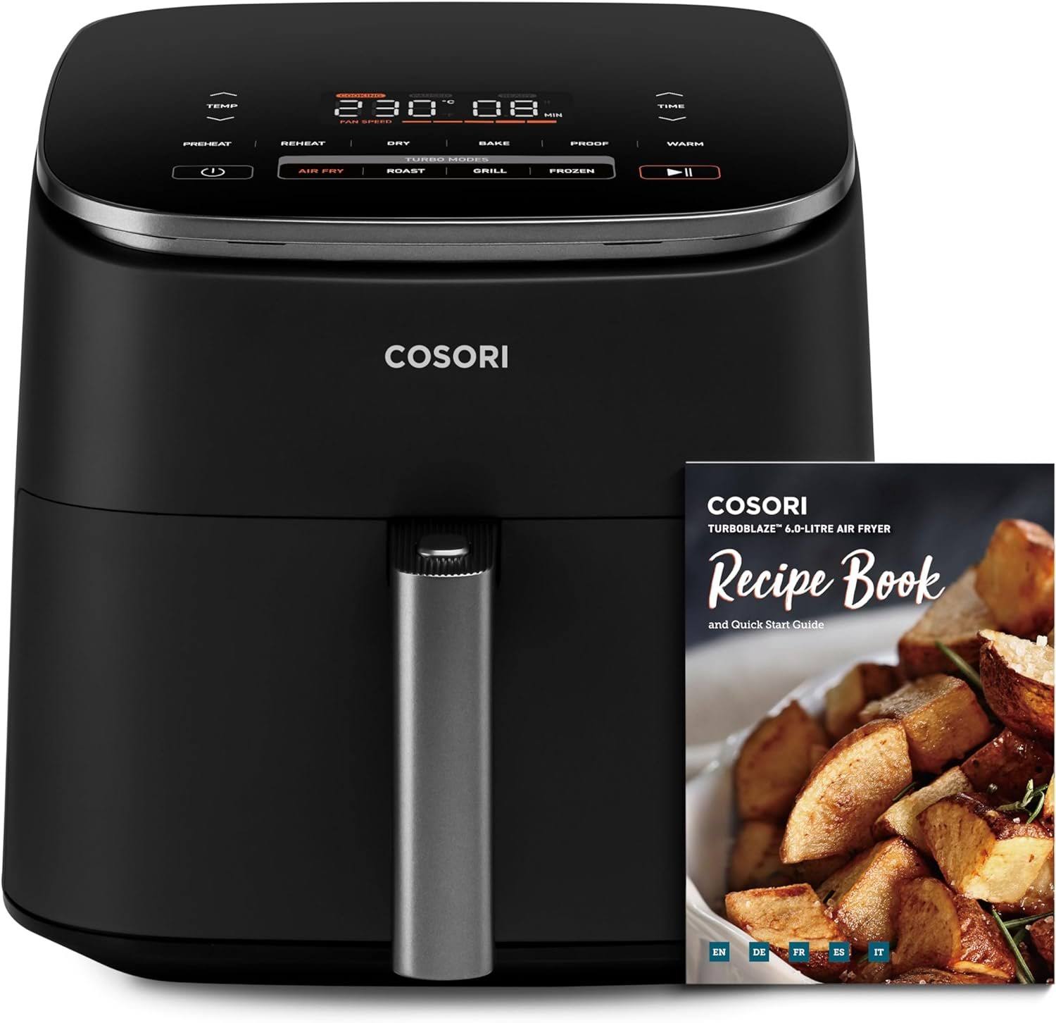 Cosori Turbo Blaze 6L Air Fryer, 46% Faster Air Fryer with DC Motor