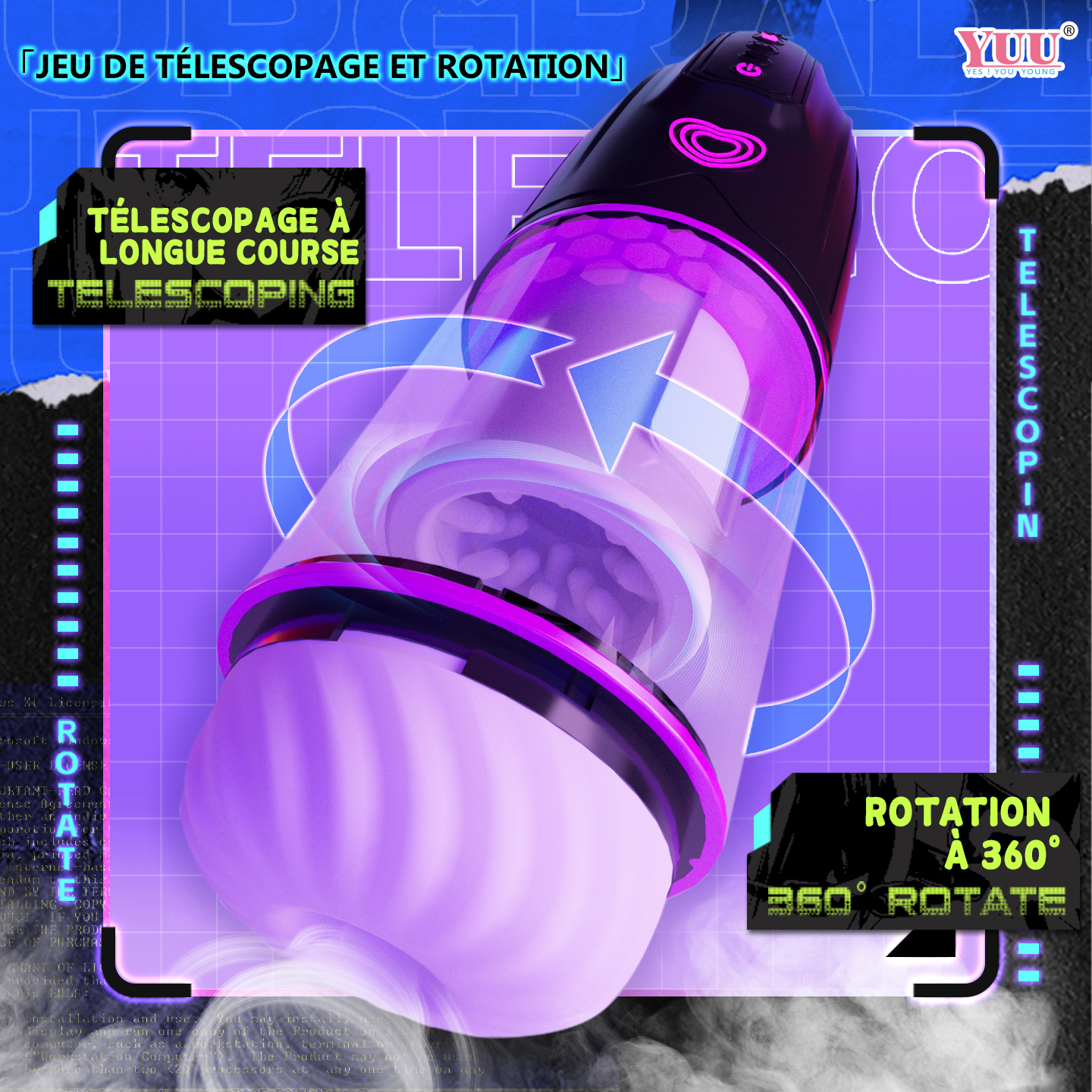 Bouton burst pour une intensité maximale instantanée en un clic.