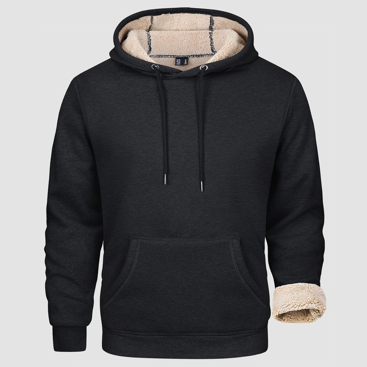 Sweat à capuche pour homme, pull en polaire