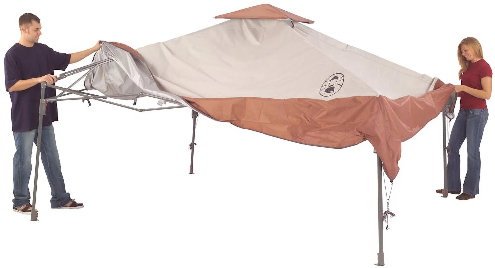 Coleman 13 x 13 Instant Canopy Sun Shelter, Khaki