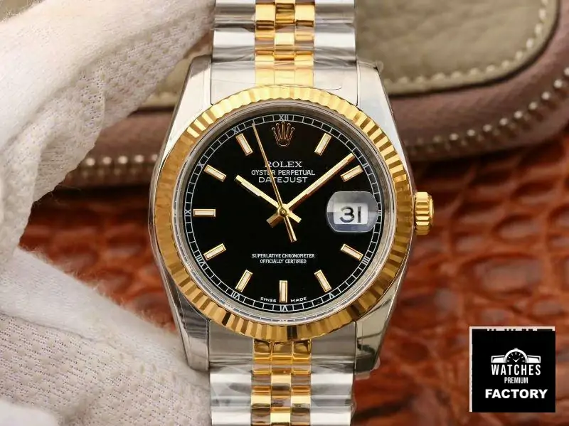 Rolex Datejust 126233 36mm AR Factory Black Dial