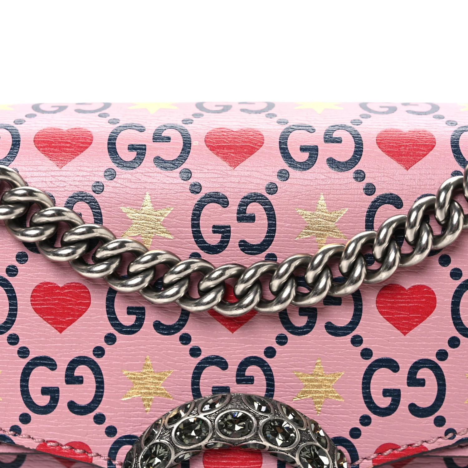 Calfskin Valentine's Day Exclusive Small Dionysus Bag Pink