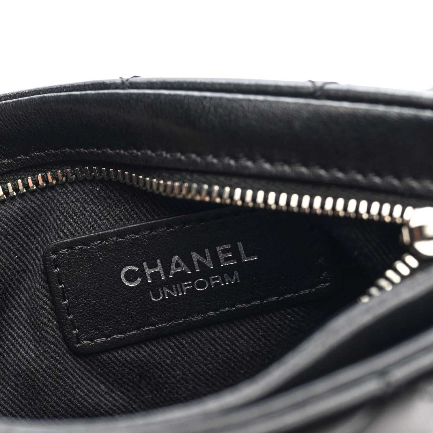 Lambskin Quilted Crossbody Bag Black