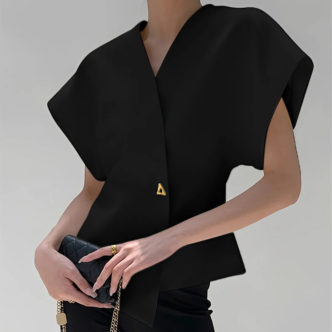 Ariella - Blouse chic à col en V