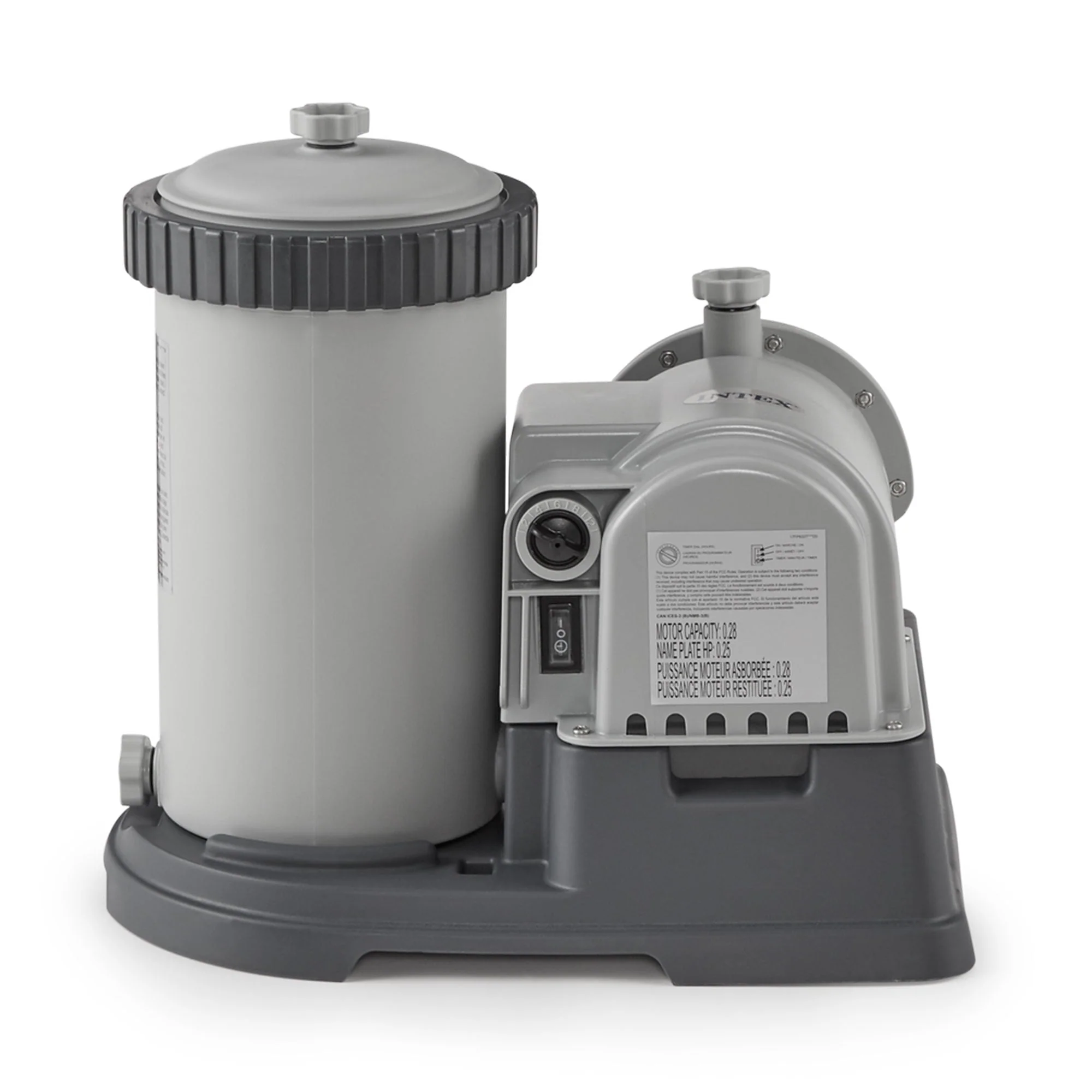 Krystal Clear 2500 GPH Swimming Pool Filter Cartridge Pump With Timer - Image 4