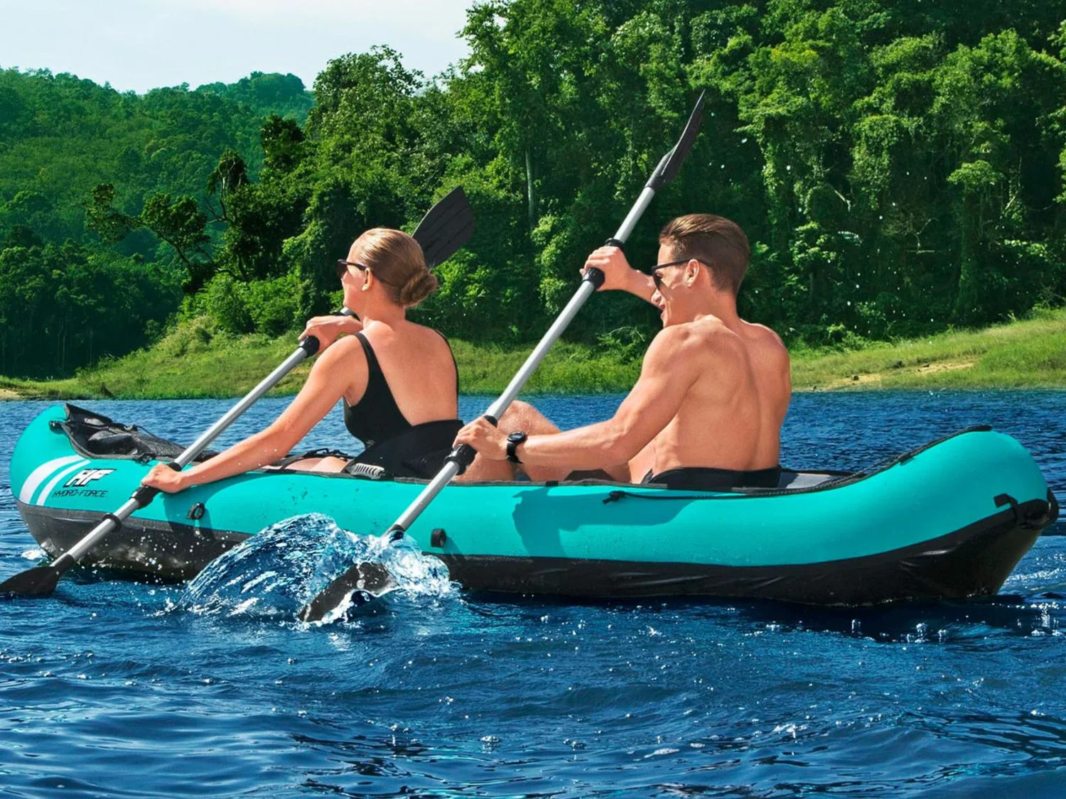 Bestway Ensemble de kayak gonflable, 330 x 94 x 48 cm