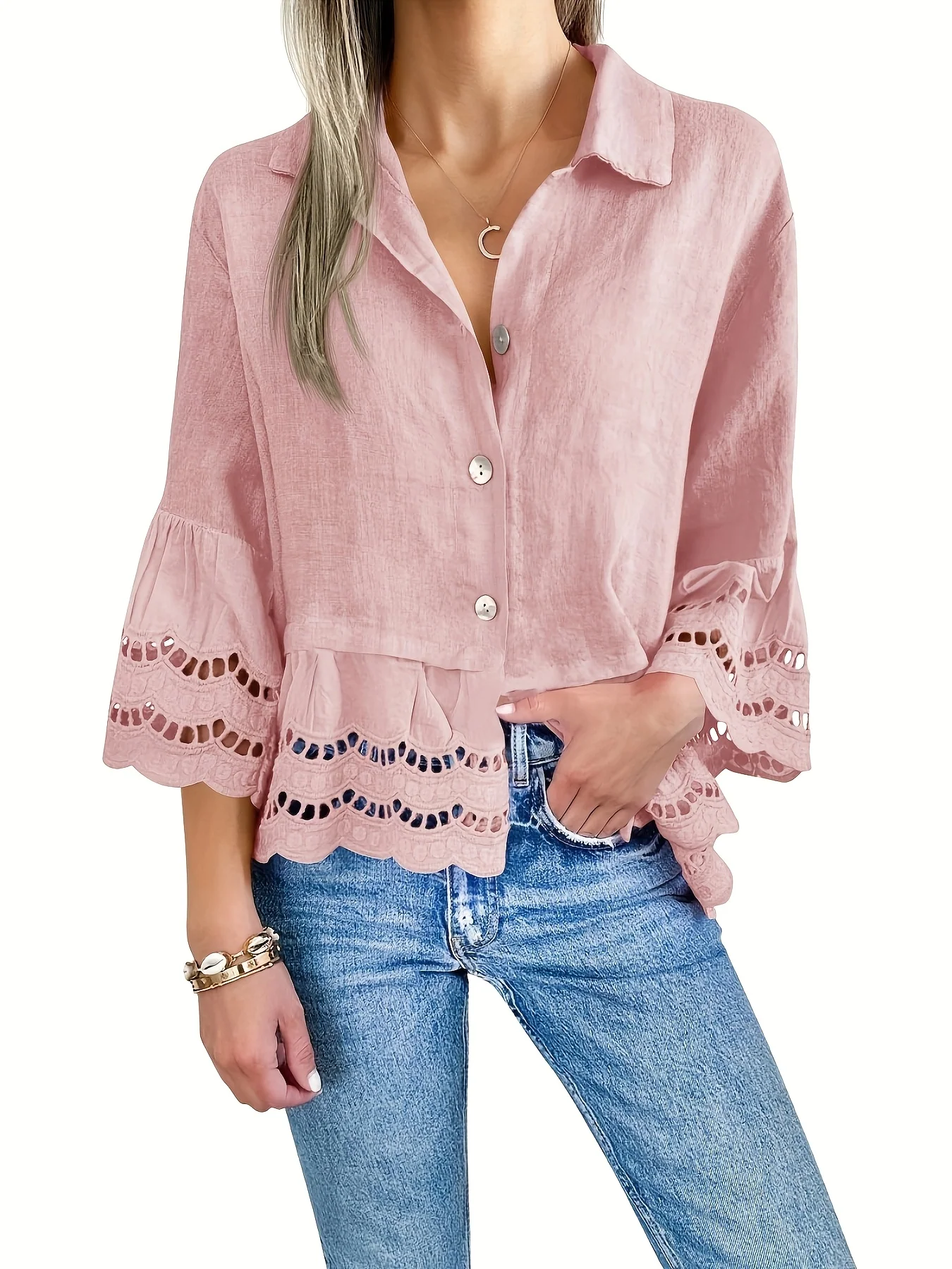 Emily - Blouse Aérée Chic