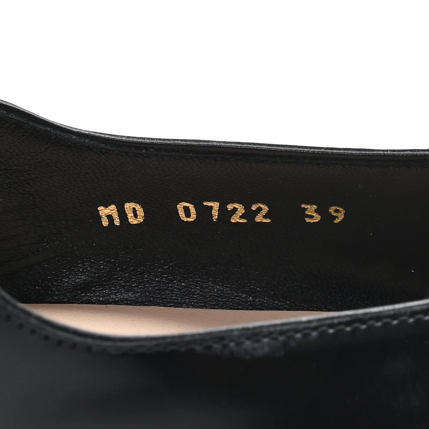 Brushed Calfskin Uniform 30mm Pumps 39 Black