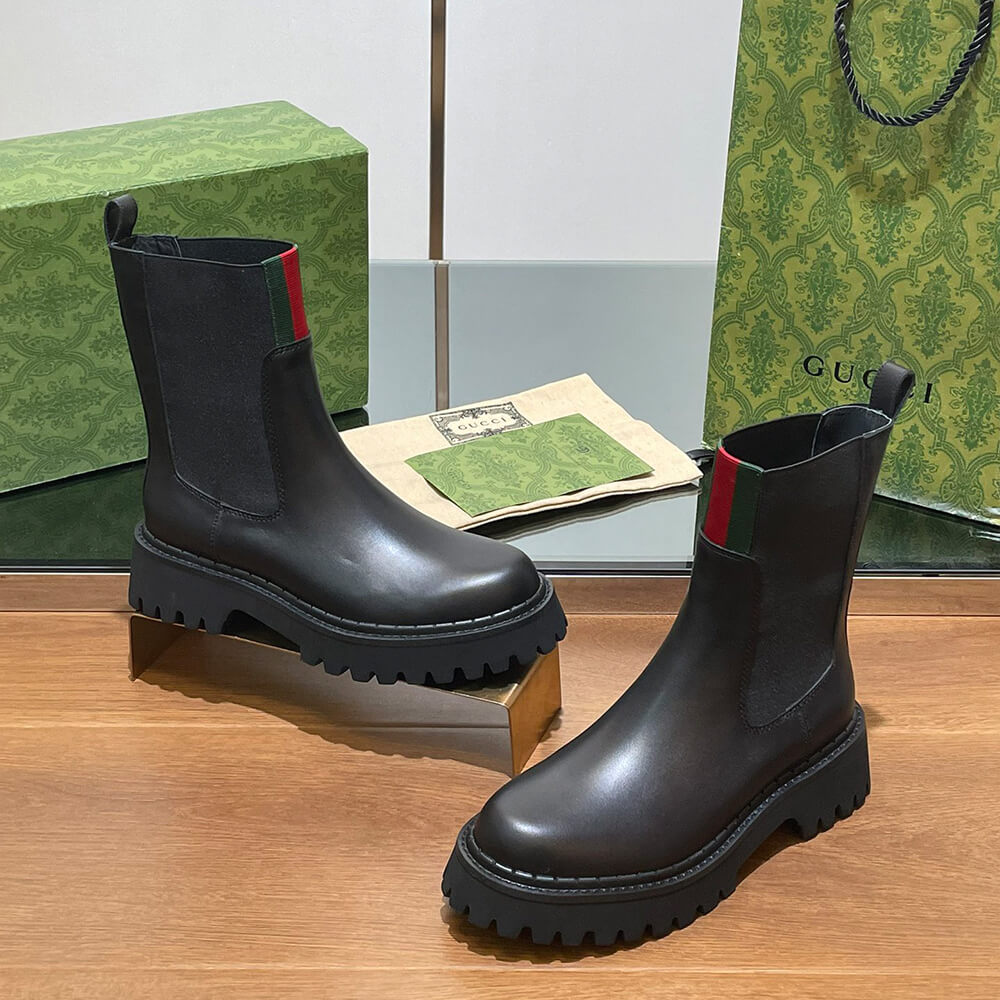 GUCCI Women s boot with Web