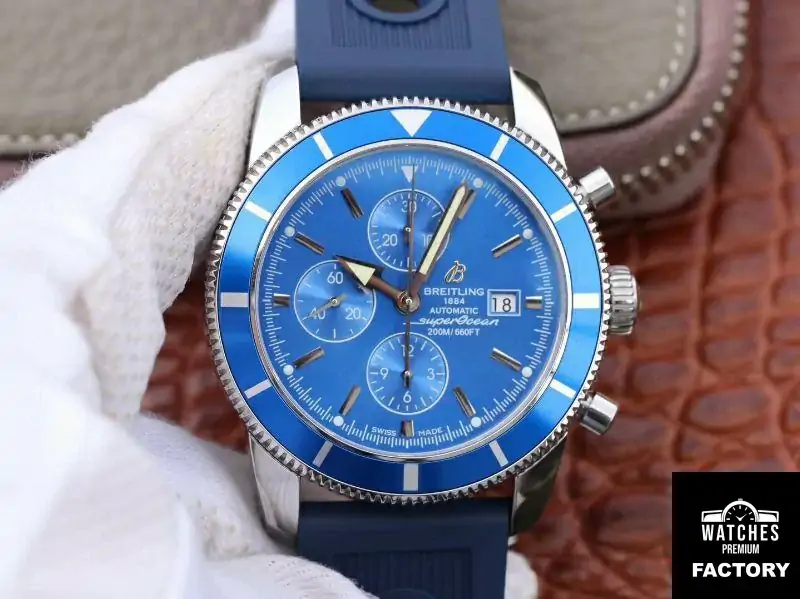 Breitling Superocean Heritage II Chronograph A1331216 OM Factory Blue Dial