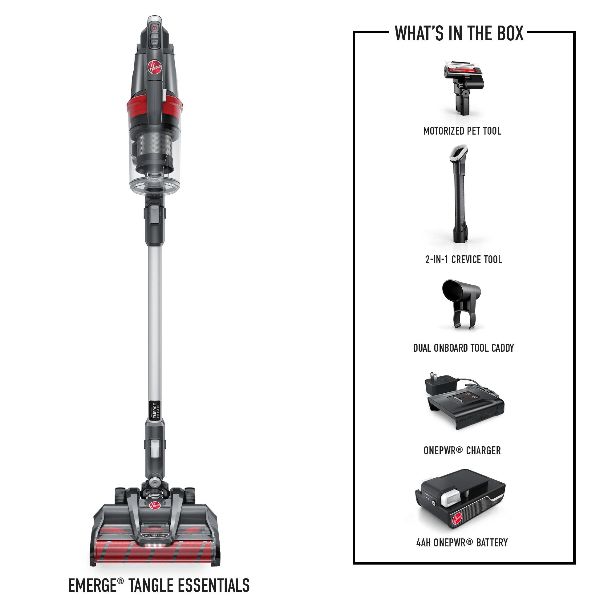 ONEPWR Emerge Pet Cordless Stick Vacuum Cleaner, for Carpet Hard Floors, Above Floor Cleaning, All-Terrain, up to 45 Min. Run Time, BH53612V - Image 3