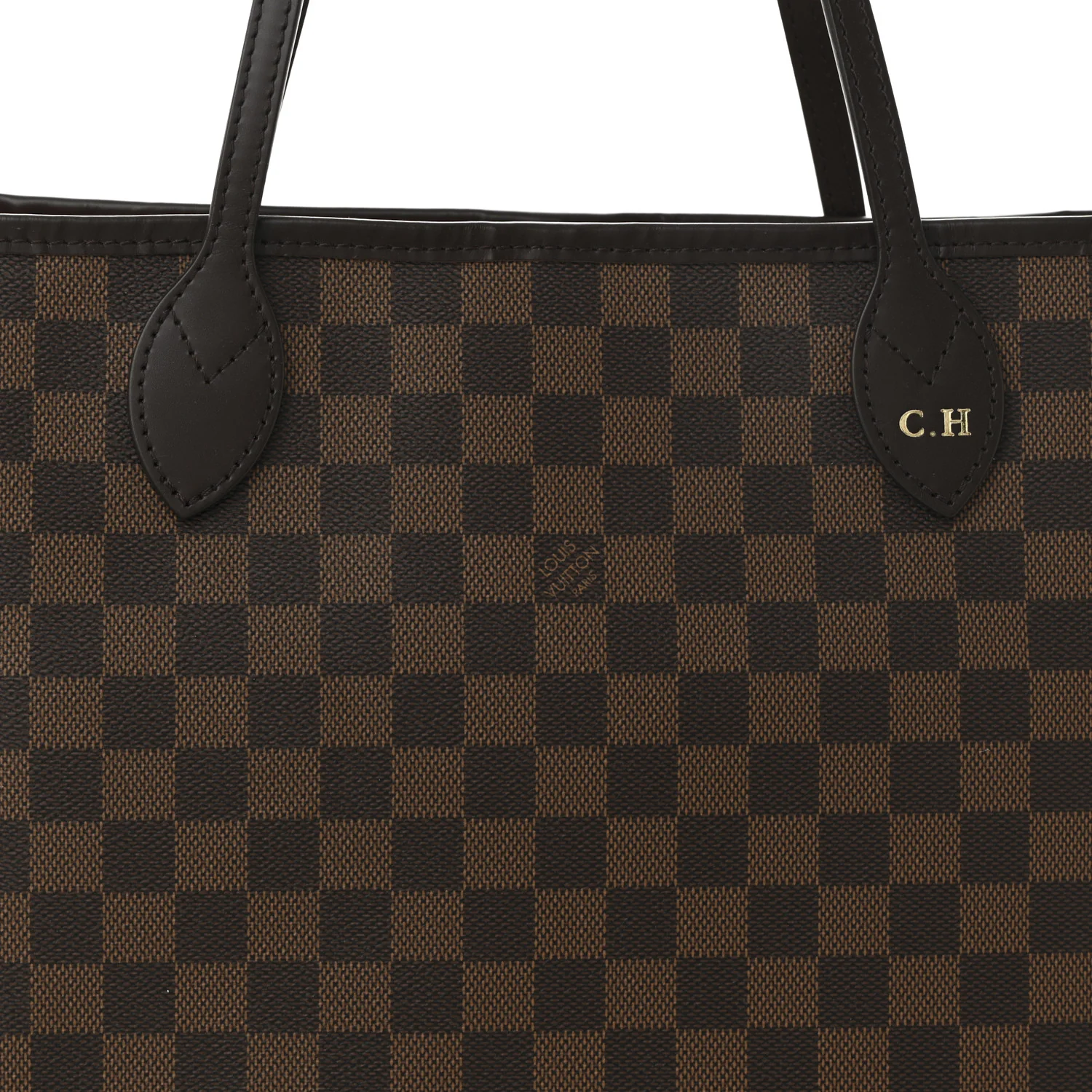 Damier Ebene Neo Neverfull MM Rose Ballerine