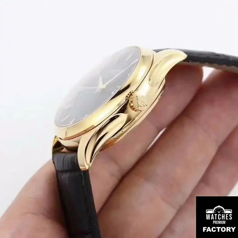 Patek Philippe Calatrava 5227 18K Yellow Gold Black Dial