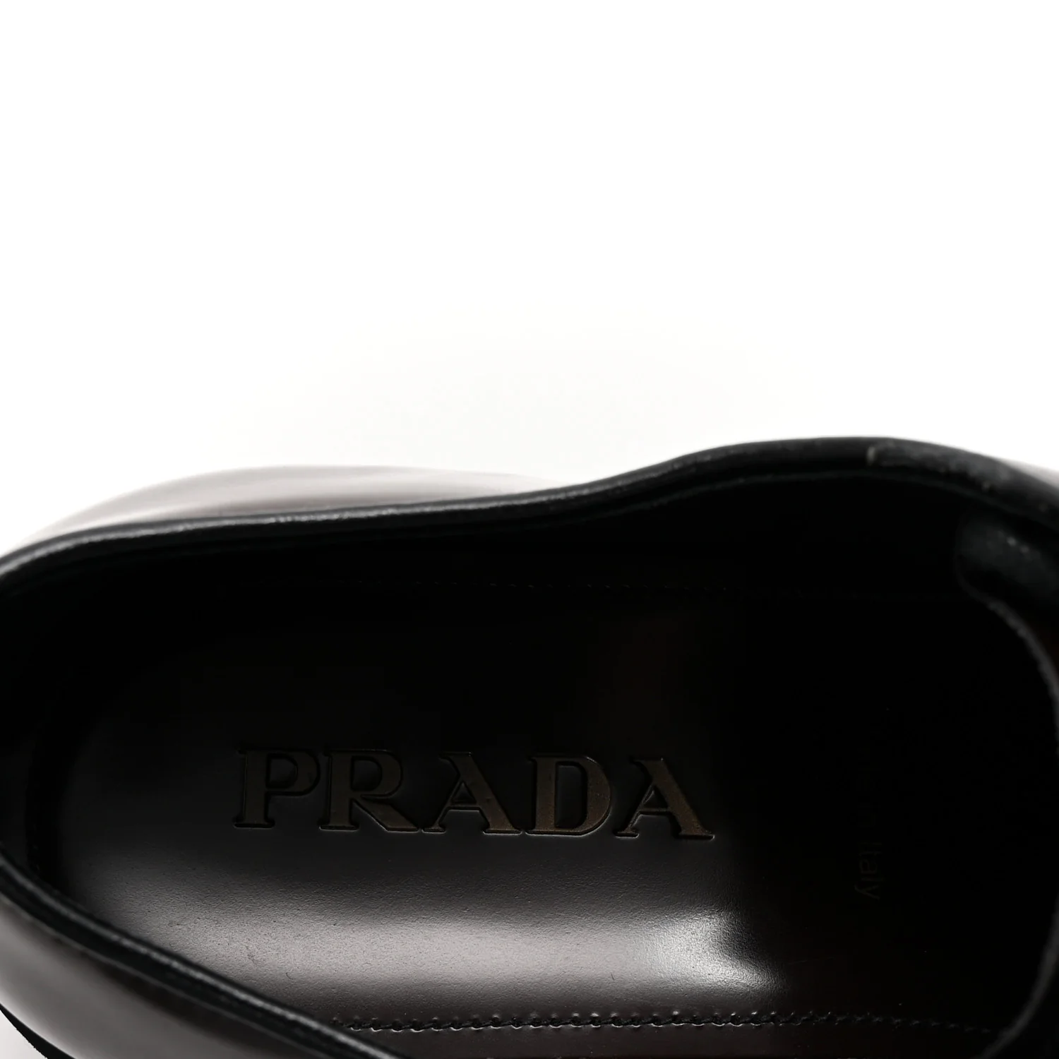 Spazzolato Rois Monolith 55mm Derby Loafers 8 Dark Brown Black