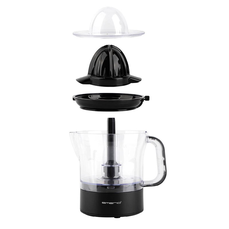 Sitruspresser med tilbehør 700 ml svart