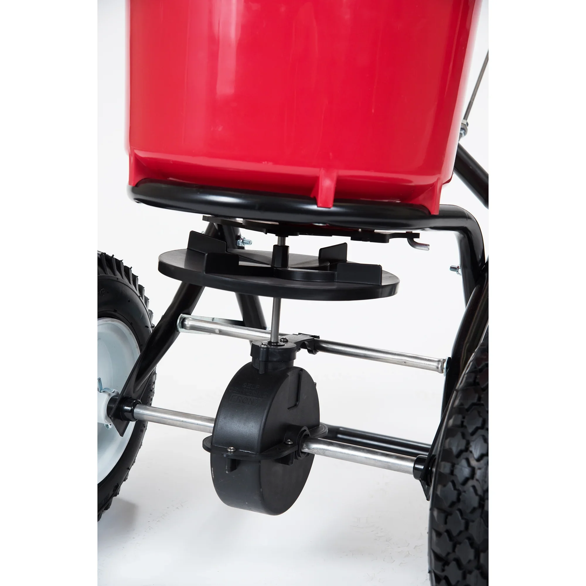 EarthWay 2150 50lb Red Commercial Broadcast Lawn Fertilizer Spreader