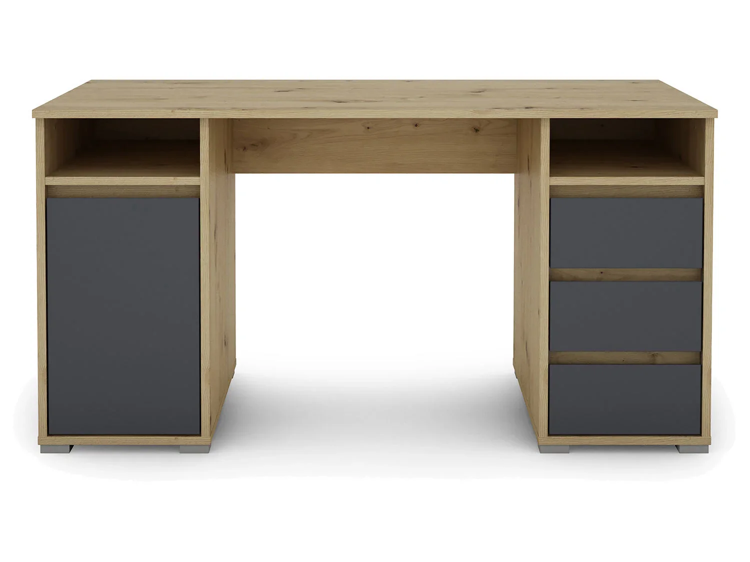 byLIVING Bureau Lobo, avec rangements, 138 x 75 x 55 cm