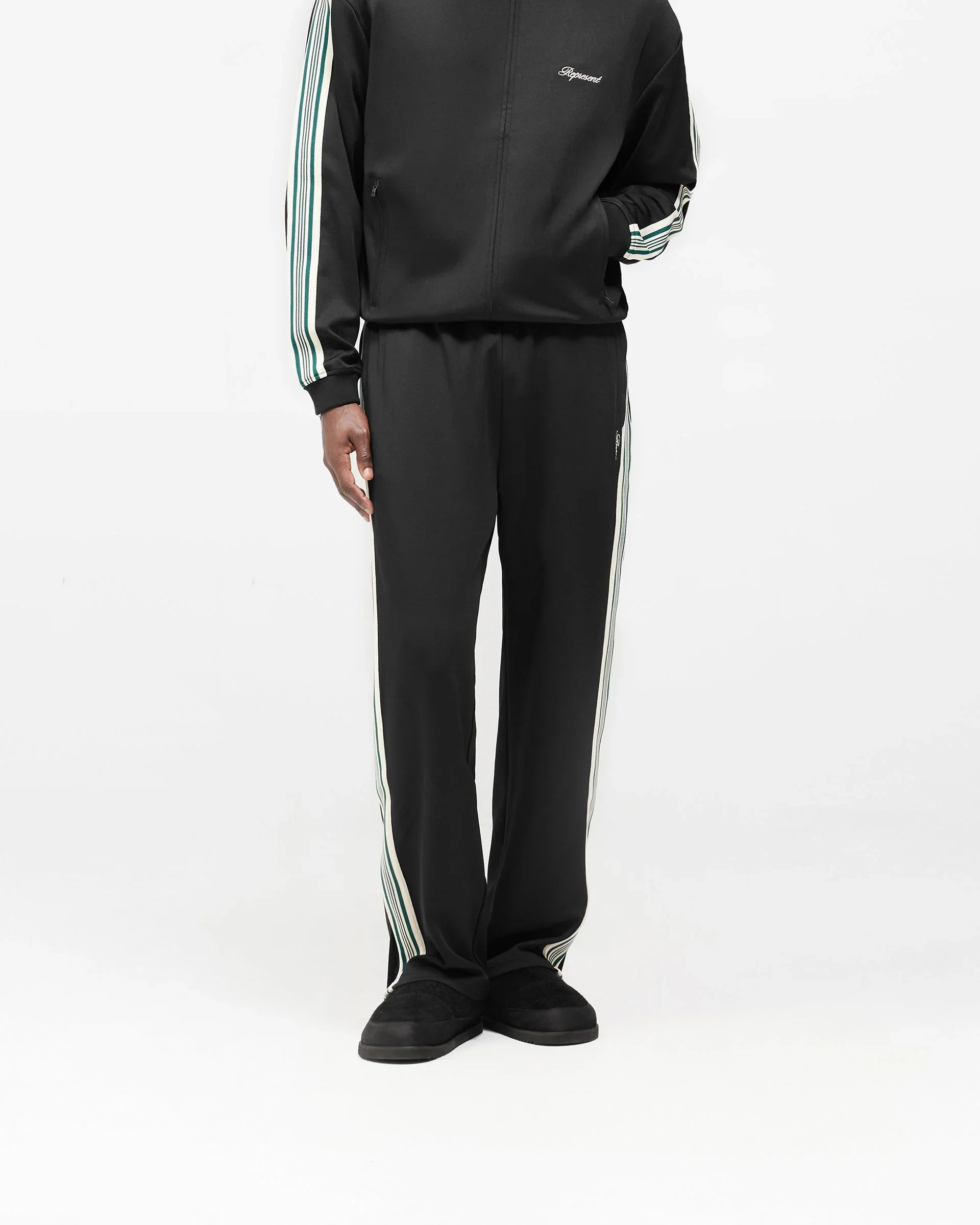 Taped Track Pant - Jet Black