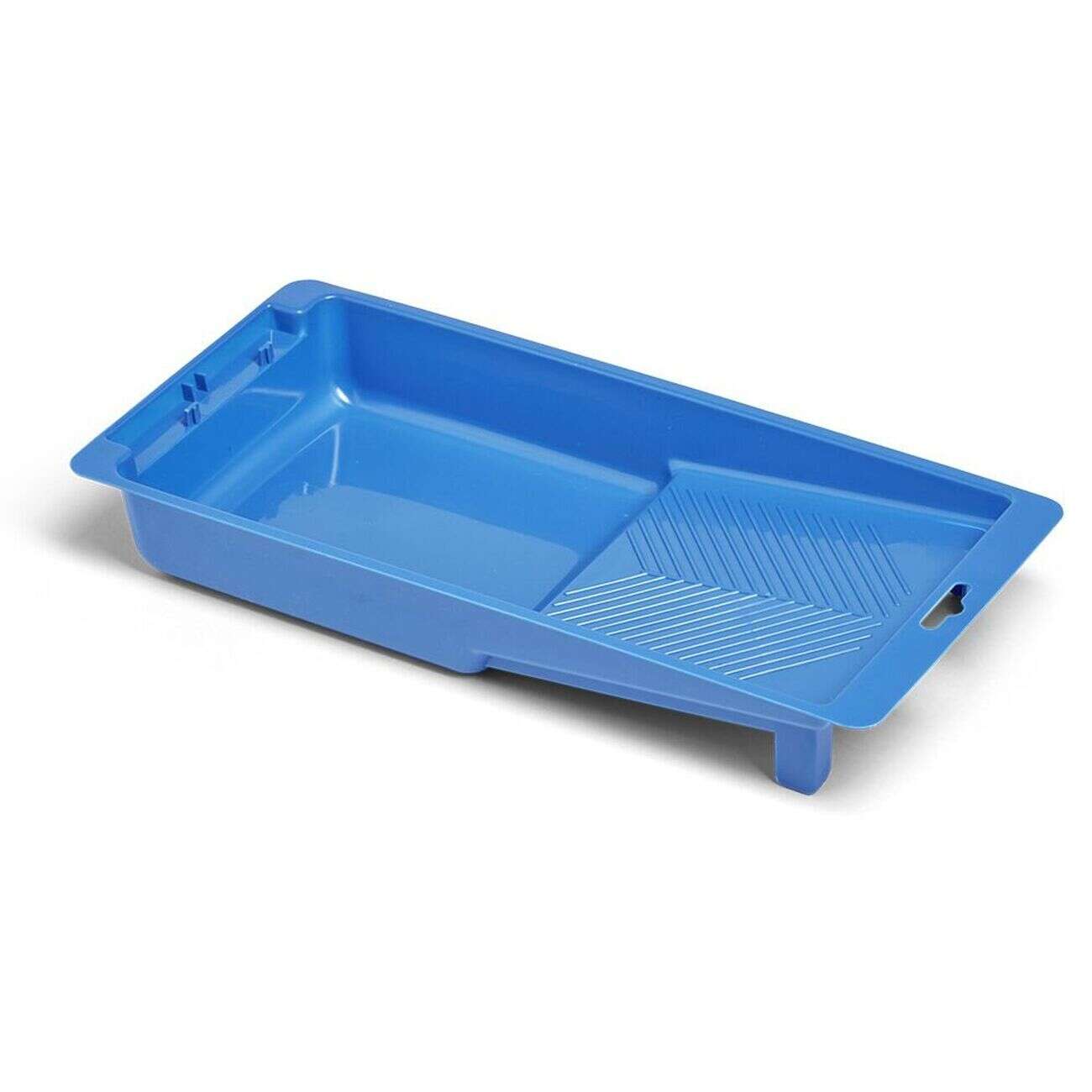 Bac à peinture plastique bleu