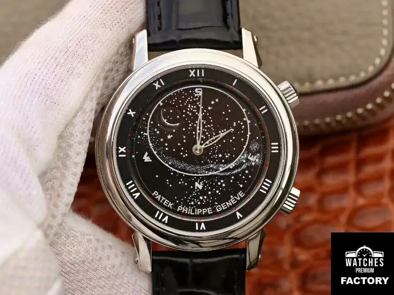 Patek Philippe Grand Complications Sky Moon Celestial 5102G TW Factory Black Dial