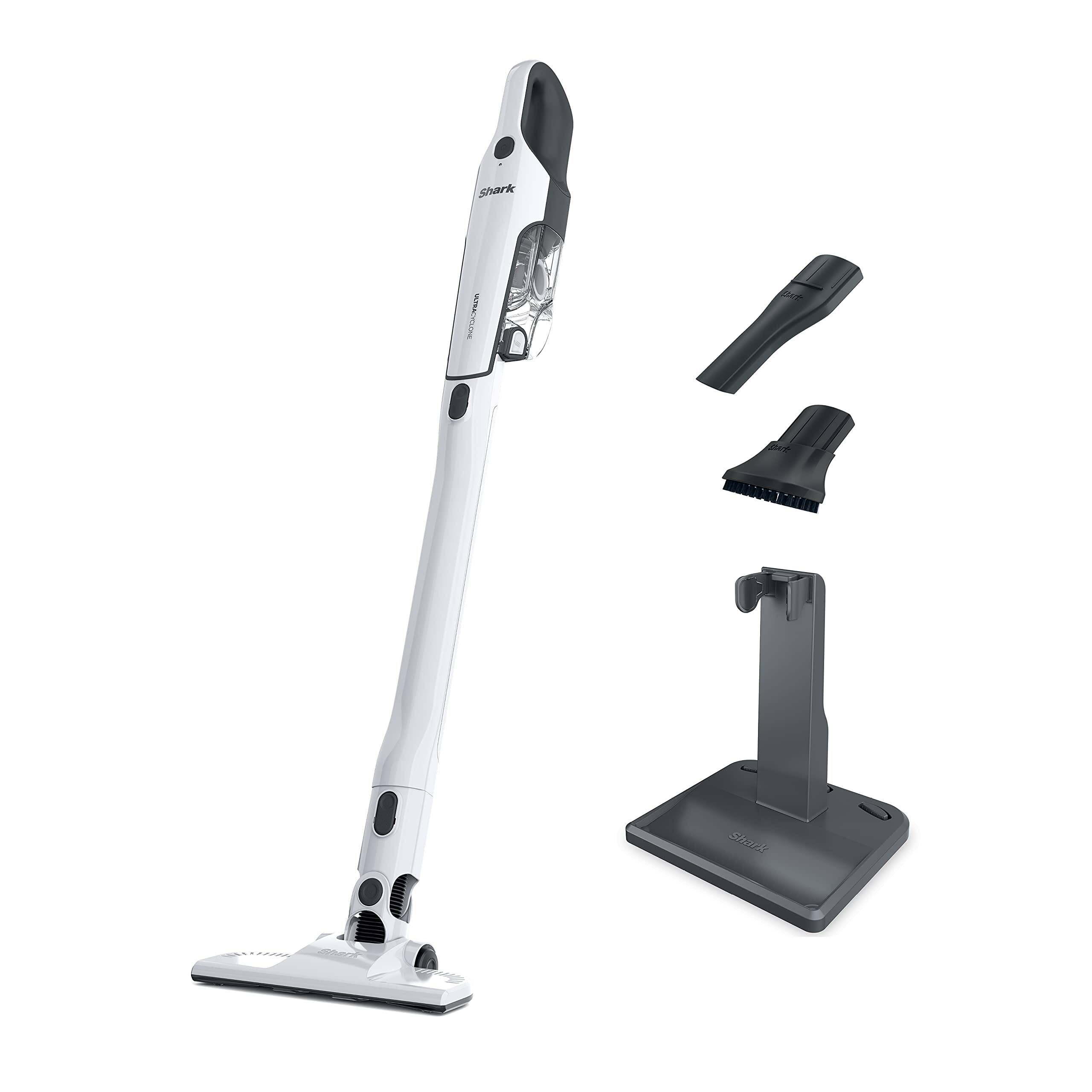 Shark CH963AMZ 2-in-1 Cordless & Handheld Vacuum UltraCyclone System, Ultra-Lightweight and Portable for Car and Home, White