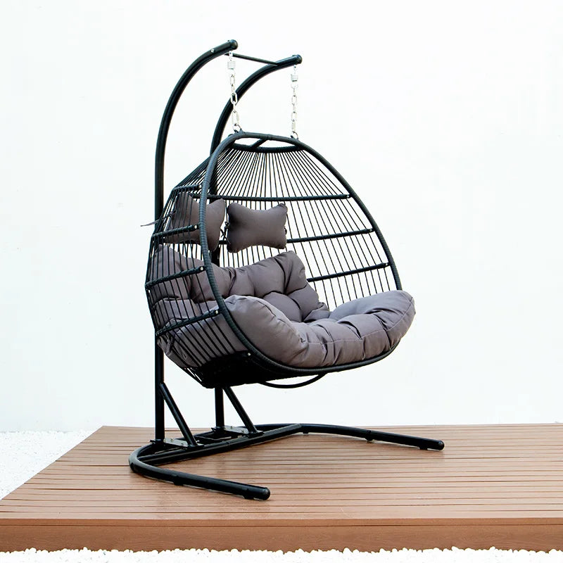 Fauteuil suspendu double avec support