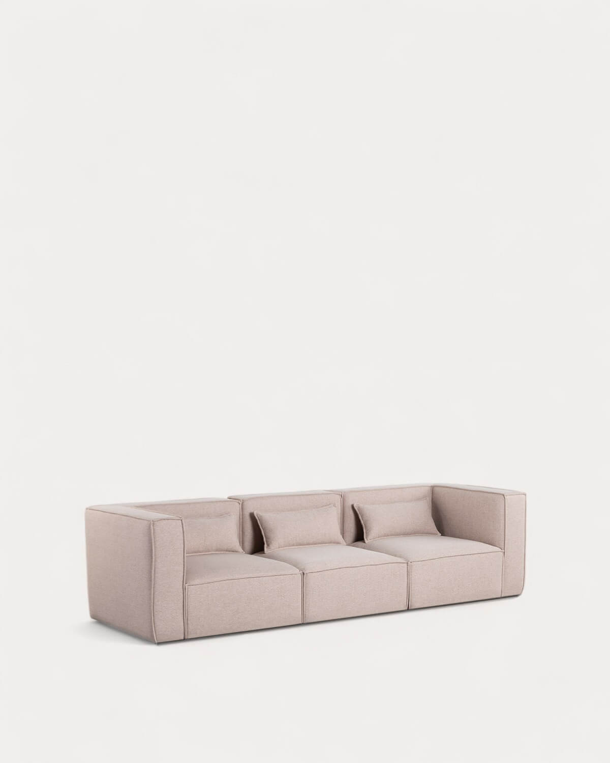 Kilhe Tela - Sofá Modular de 3 Piezas con 2 Sillones Esquineros de Tela Kilhe