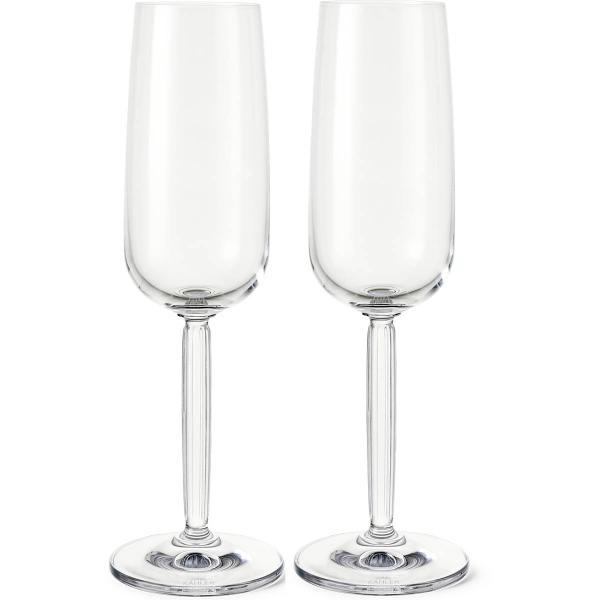 Hammershøi champagneglass 24 cl 2 stk klar