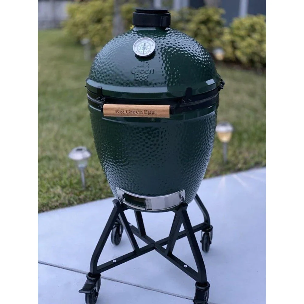 brand new big green egg grill smoker with new accessories