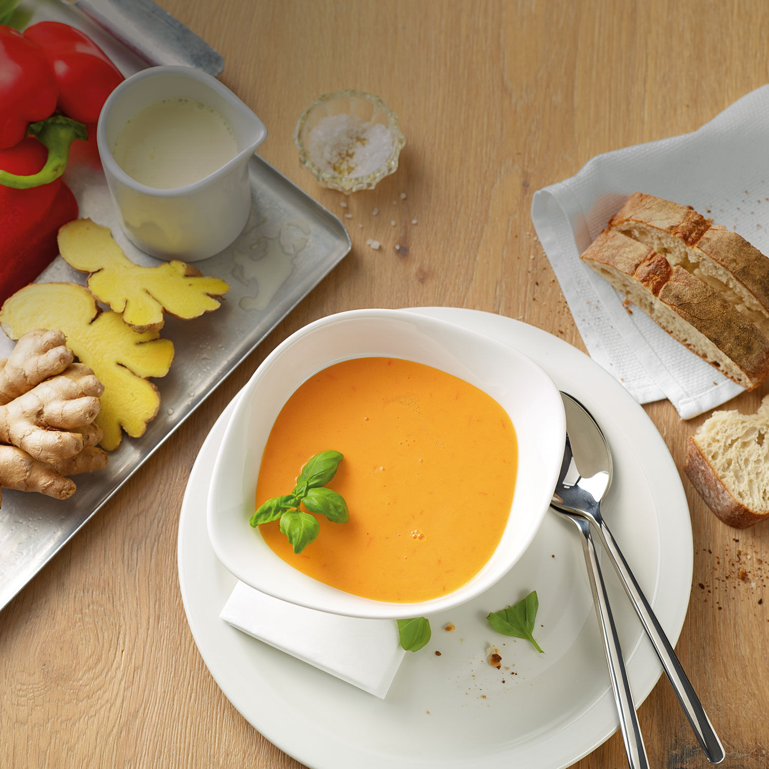 Vapiano Cereal bowl - White, 13.6 oz, Premium Porcelain
