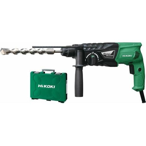 Hikoki – Perforateur burineur SDS-Plus 730W 2,7J – Moteur électro-pneumatique pour béton armé – Emmanchement rapide – Stop de rotation — vue 2