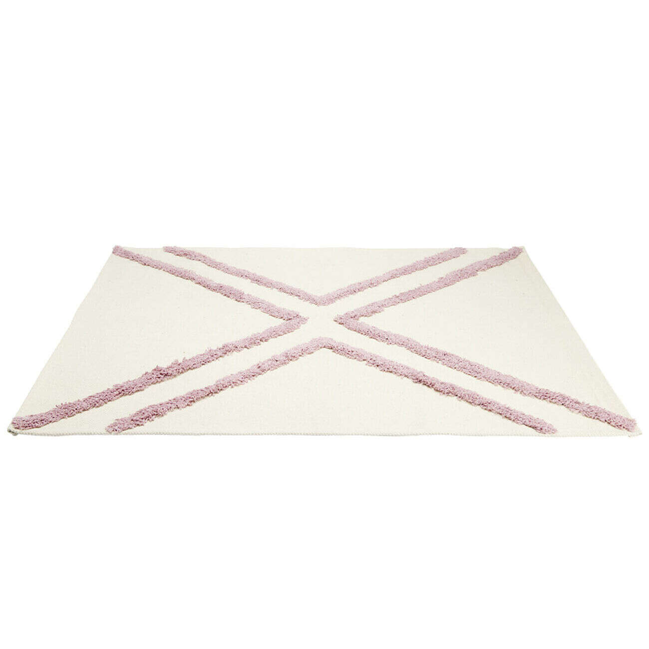 Tapis d'intérieur polycoton motif aztèque tufté 60x90cm (4 modèles)