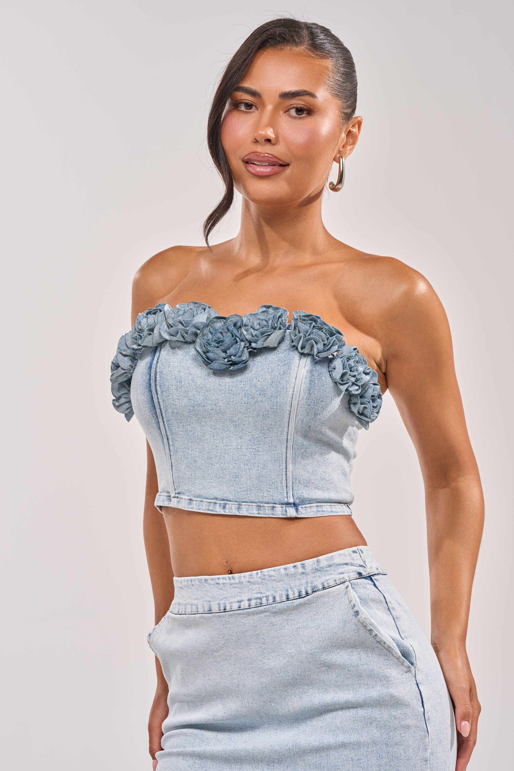 LOVE ME LIKE THAT FLOWER CORSET - Akira Store