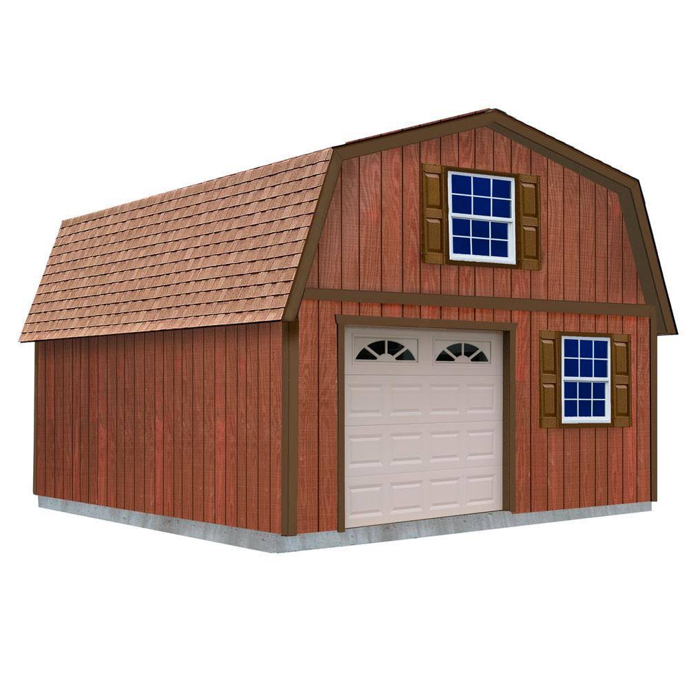 Best Barns West Virginia 16-ft x 28-ft Wood Storage Shed | WVIRGINIA1628