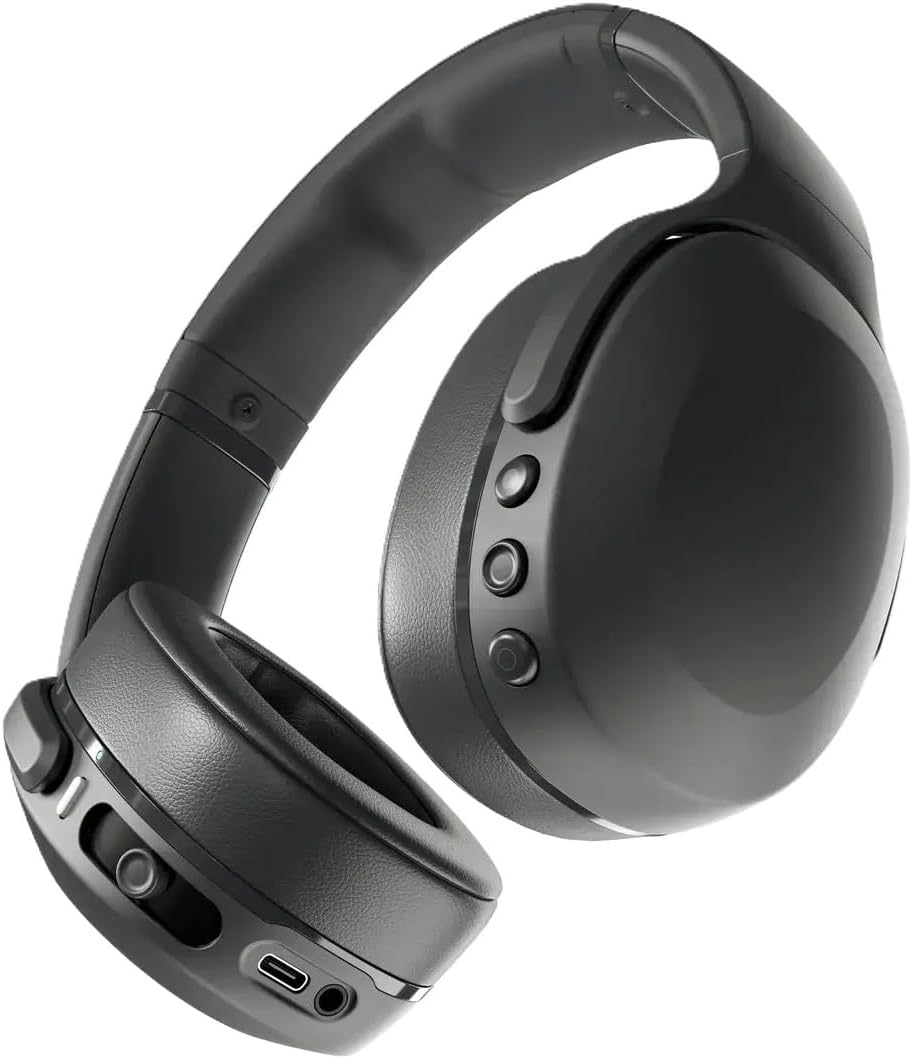 Skullcandy Crusher EVO Wireless Noise-Isolating Over-Ear Headphones Bundle - Black