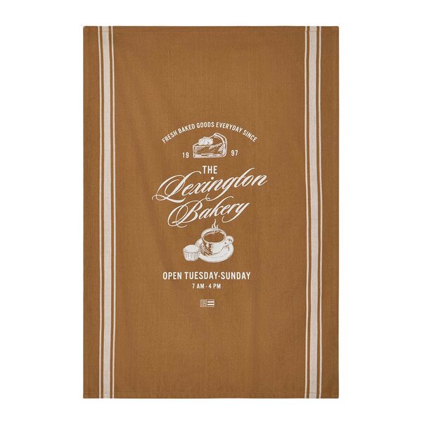 Bakery printed kjøkkenhåndkle 50x70 cm fudge/hvit