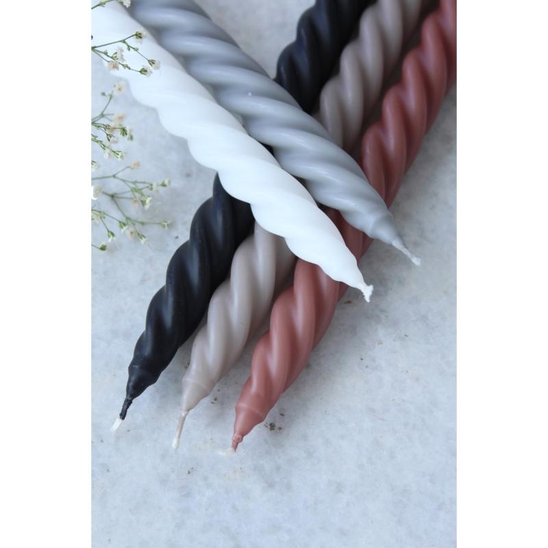Spirallys 23 cm varm grå