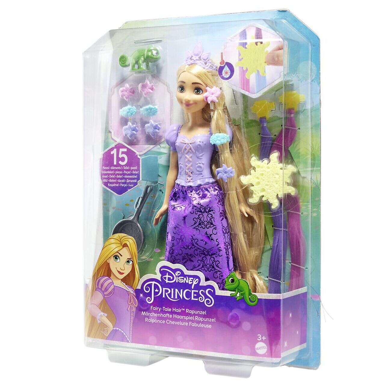 Poupée Princesse Disney Raiponce avec accessoires H28cm