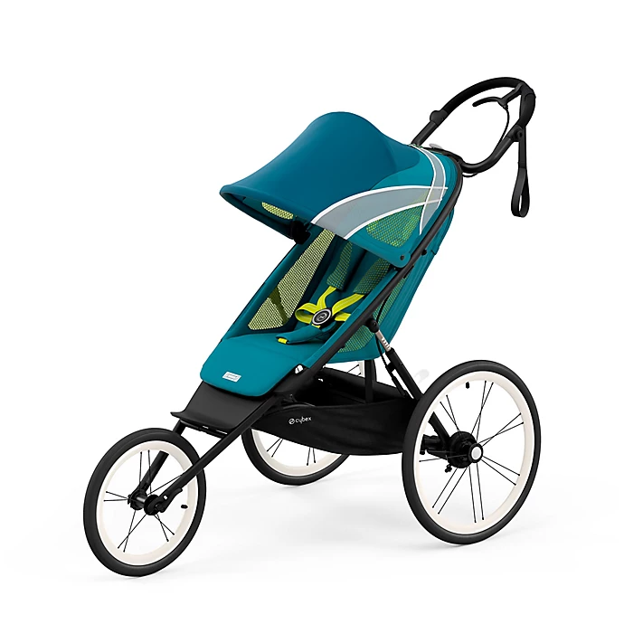 Poussette de jogging CYBEX AVI en noir et bleu