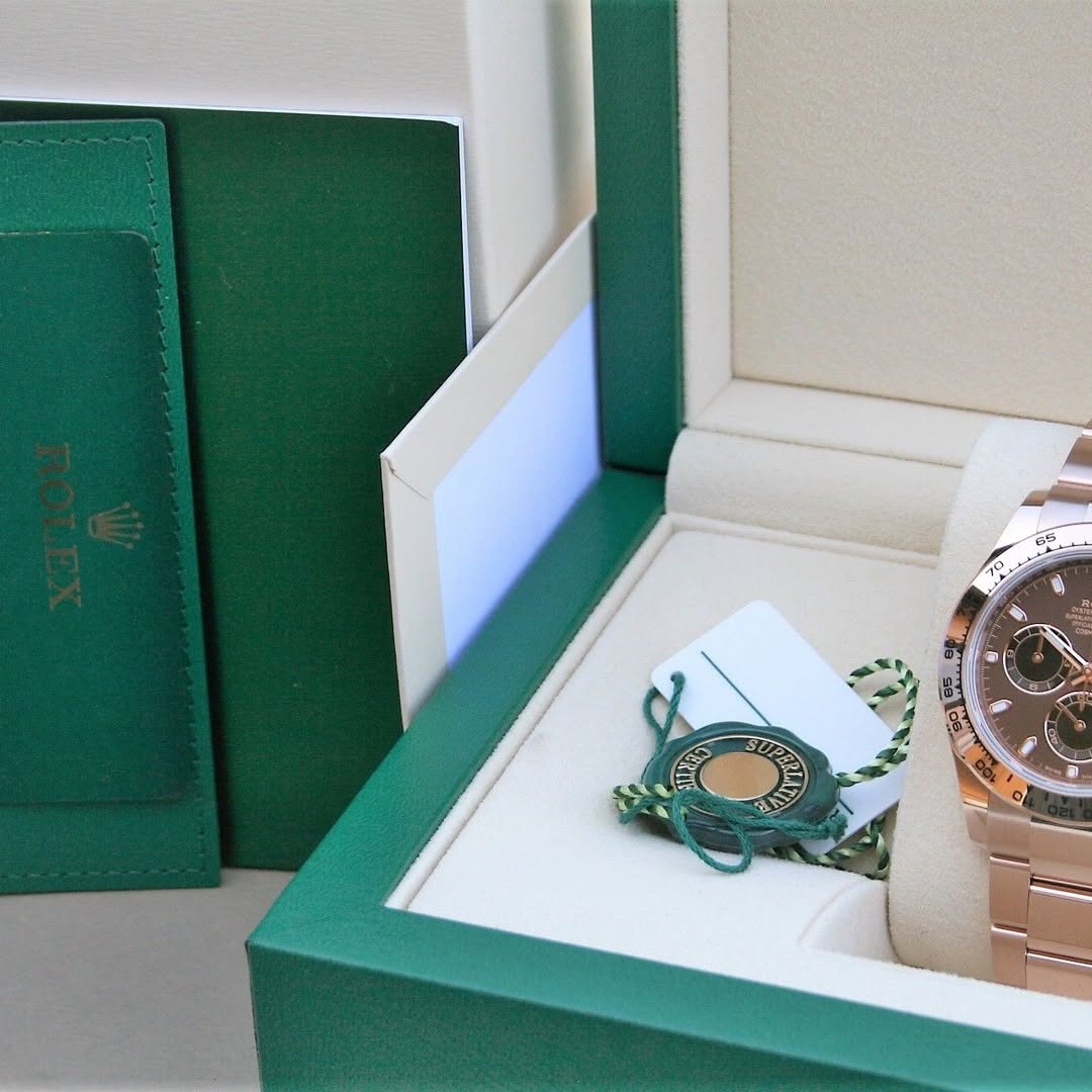 [Super Clone]Rolex Daytona 40mm Rose GoldChocolate Dial  m126505-0005