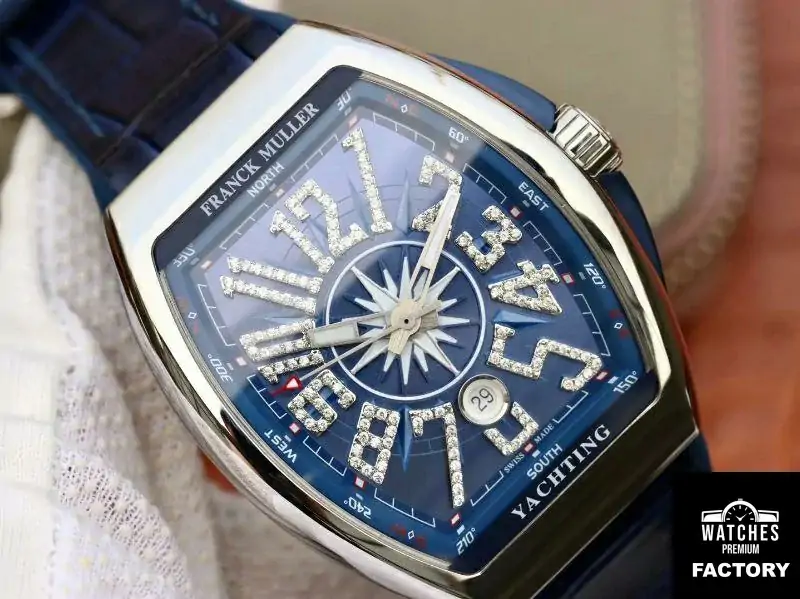 Franck Muller Vanguard V45 45MM Blue Dial