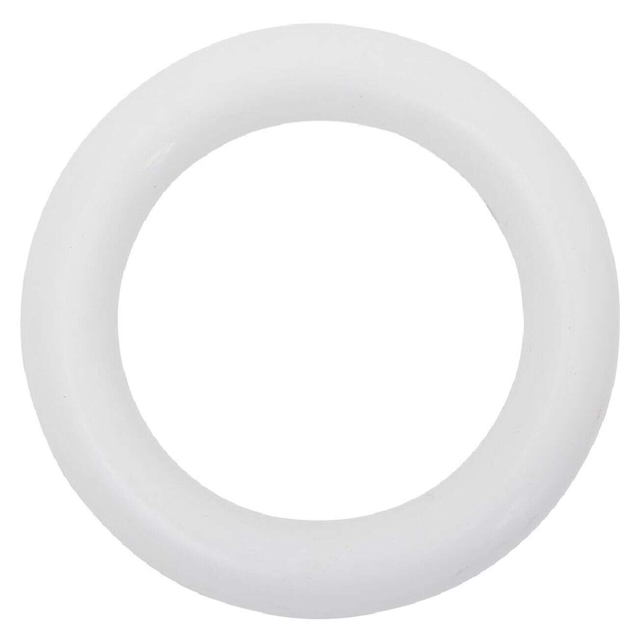 Anneau de rideau Ø42 mm plastique Blanc x10