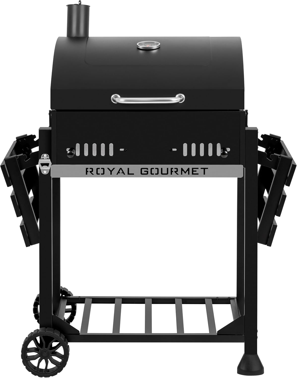 Royal Gourmet CD1824M 24-Inch Charcoal Grill, Folding Table, 490 SqIn